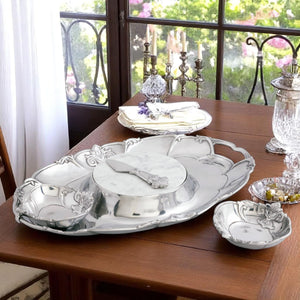 Arthur Court Fleur De Lis Fleur-De-Lis Tray Entertainment