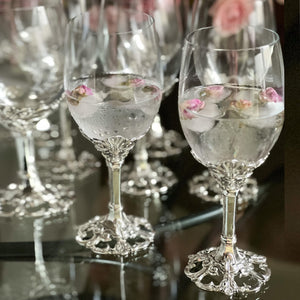 Arthur Court Fleur De Lis Fleur-De-Lis Wine Glasses