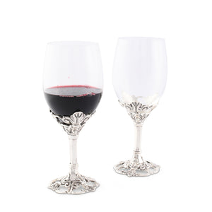 Arthur Court Fleur De Lis Fleur-De-Lis Wine Glasses