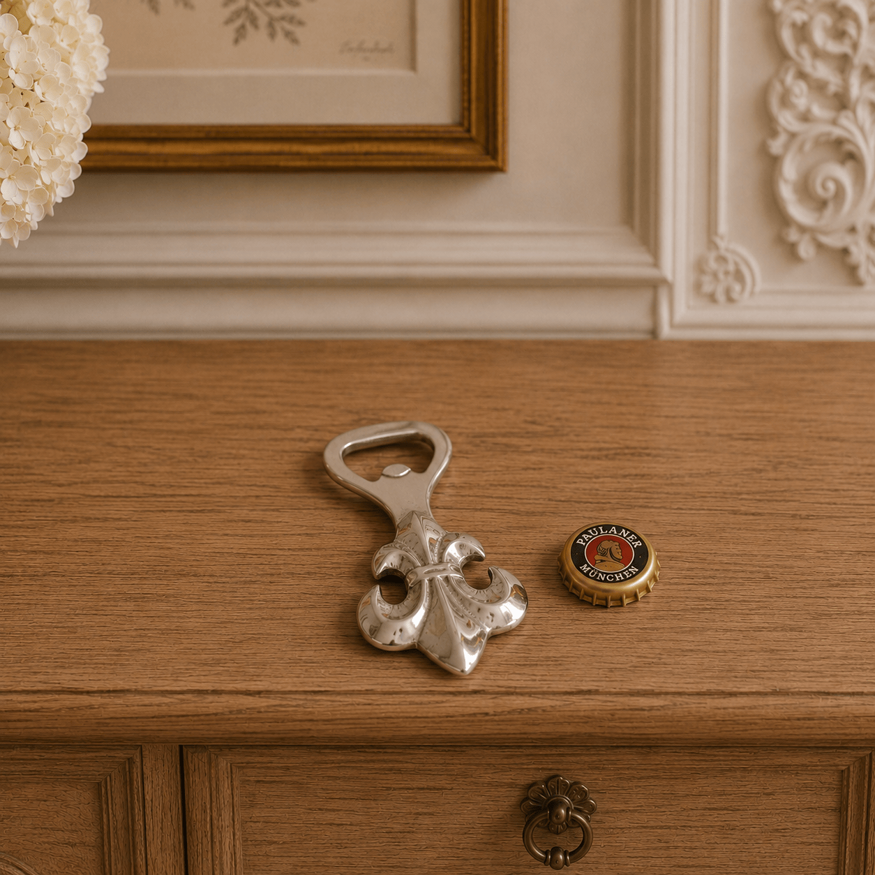 Arthur Court Fleur De Lis French Lily Bottle Opener