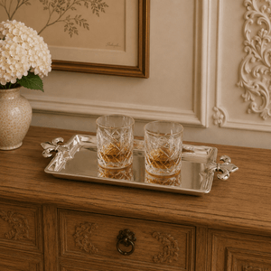 Arthur Court Fleur De Lis French Lily Oblong Tray