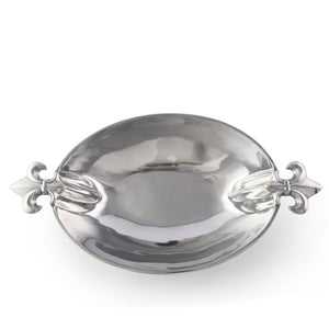 Arthur Court Fleur De Lis French Lily Oval Bowl