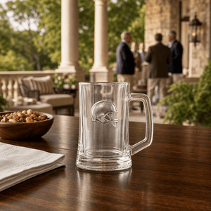 Arthur Court Football Football Beer Mugs - Set of 2