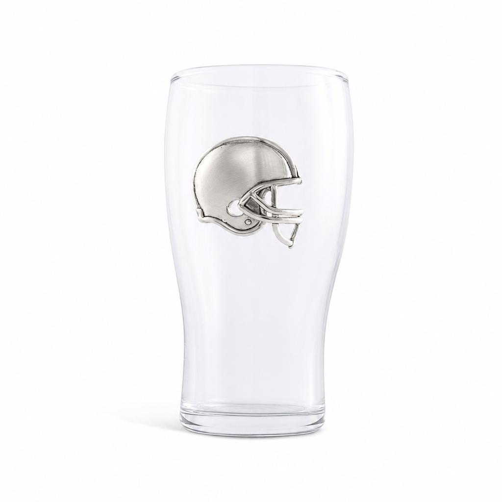 Arthur Court Football Football Beer Pint Glasses - Set of 4