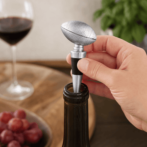 Arthur Court Football Football Bottle / Wine Stopper
