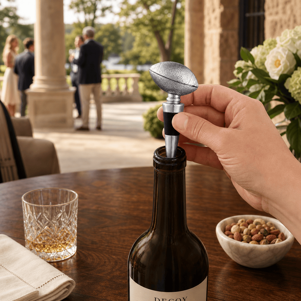 Arthur Court Football Football Bottle / Wine Stopper