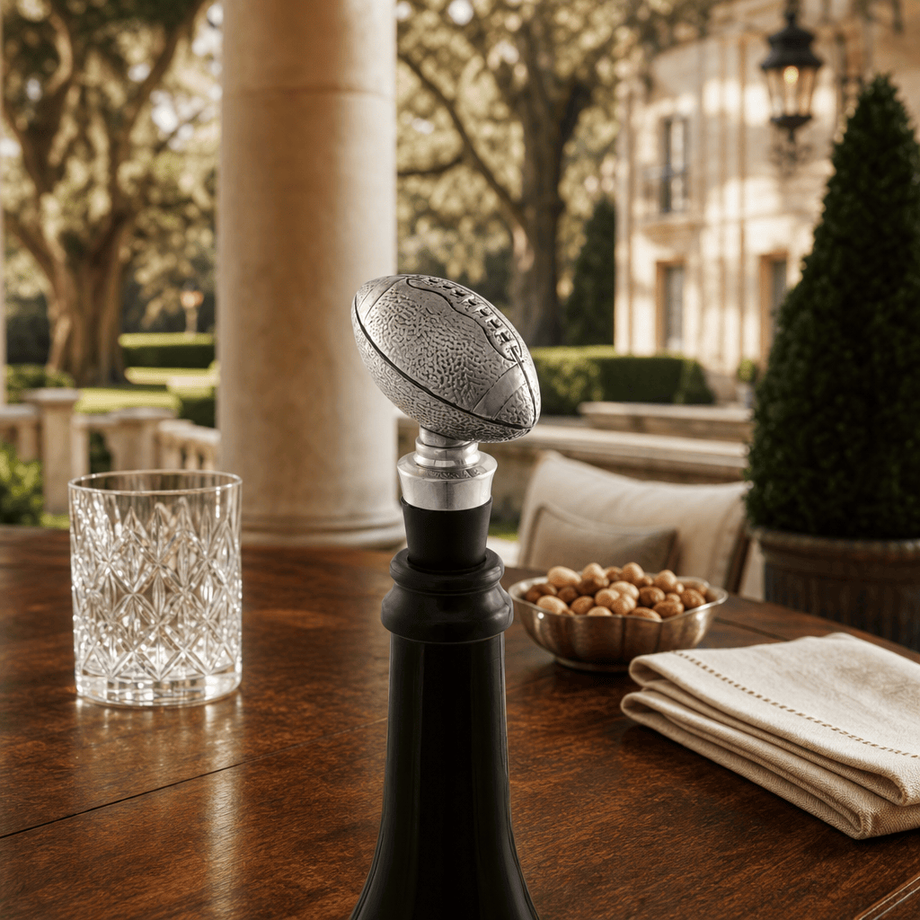 Arthur Court Football Football Bottle / Wine Stopper