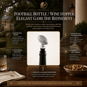 Arthur Court Football Football Bottle / Wine Stopper