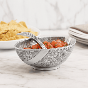 Arthur Court Football Football Condiment Bowl with Spoon