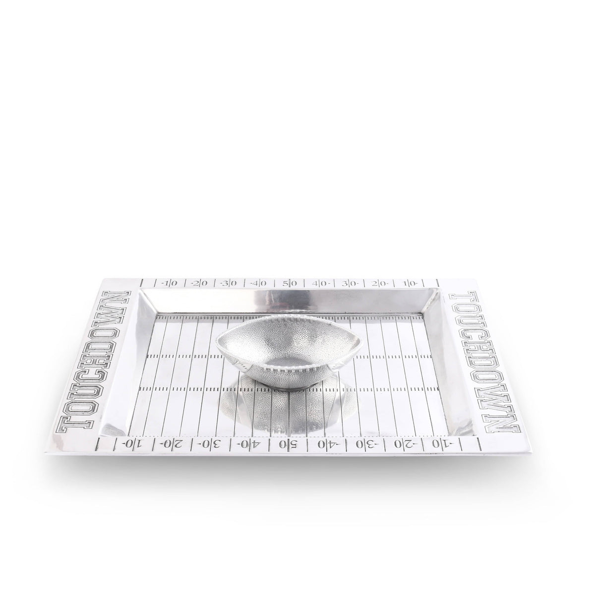 Arthur Court Football Football Field Chip and Dip Tray and Bowl