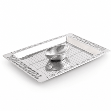 Arthur Court Football Football Field Chip and Dip Tray and Bowl