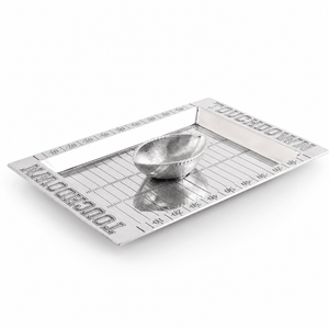Arthur Court Football Football Field Chip and Dip Tray and Bowl