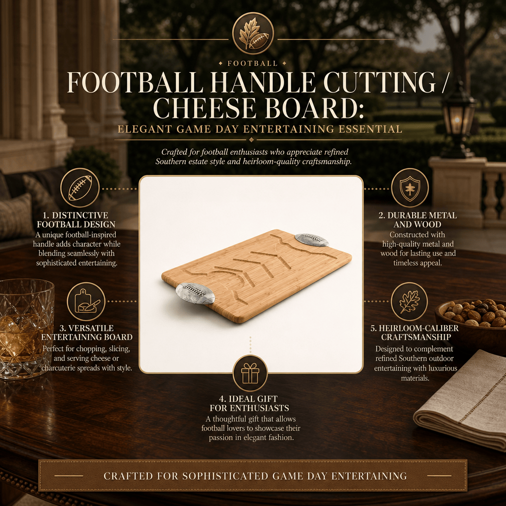 Arthur Court Football Football Handle Cutting / Cheese Board
