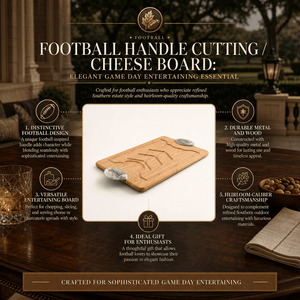 Arthur Court Football Football Handle Cutting / Cheese Board