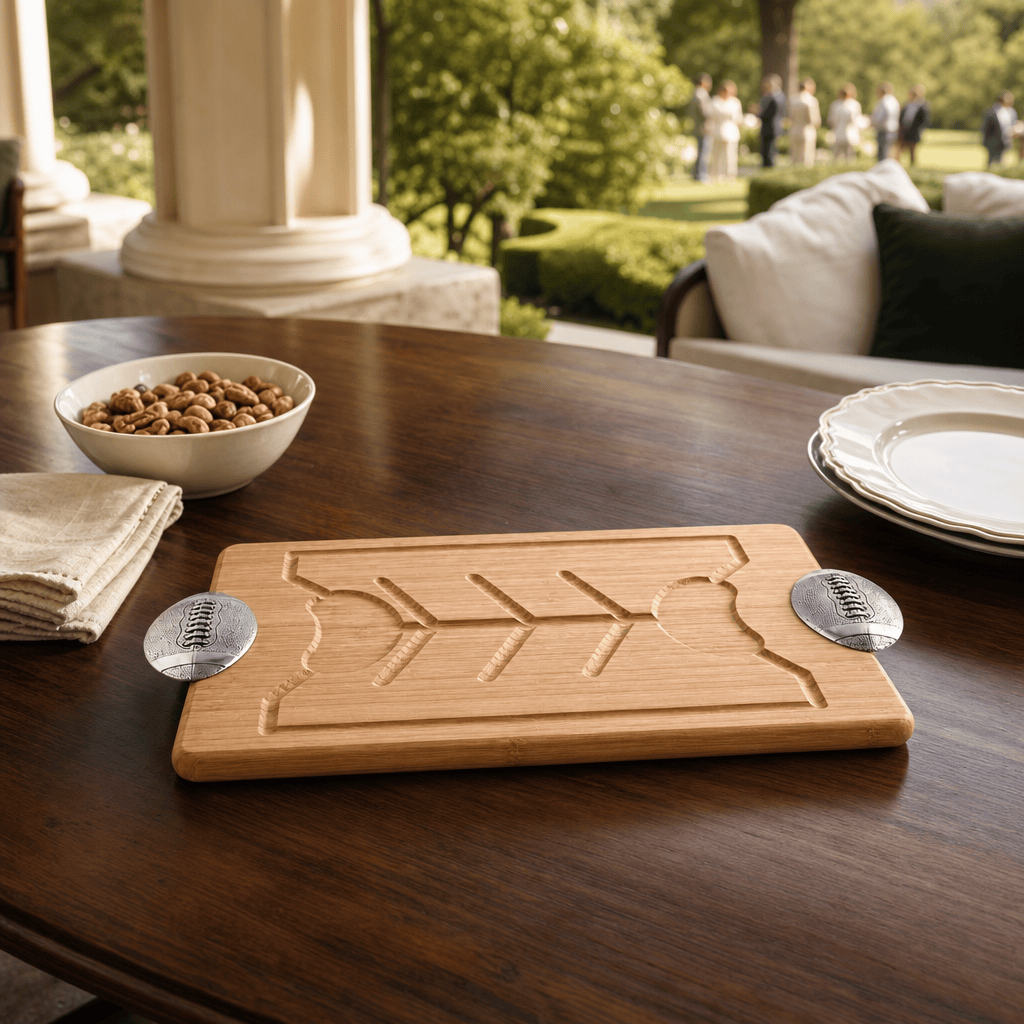 Arthur Court Football Football Handle Cutting / Cheese Board