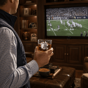 Arthur Court Football Football Helmet Bar Glasses Set of 4