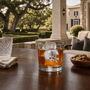Arthur Court Football Football Helmet Bar Glasses Set of 4