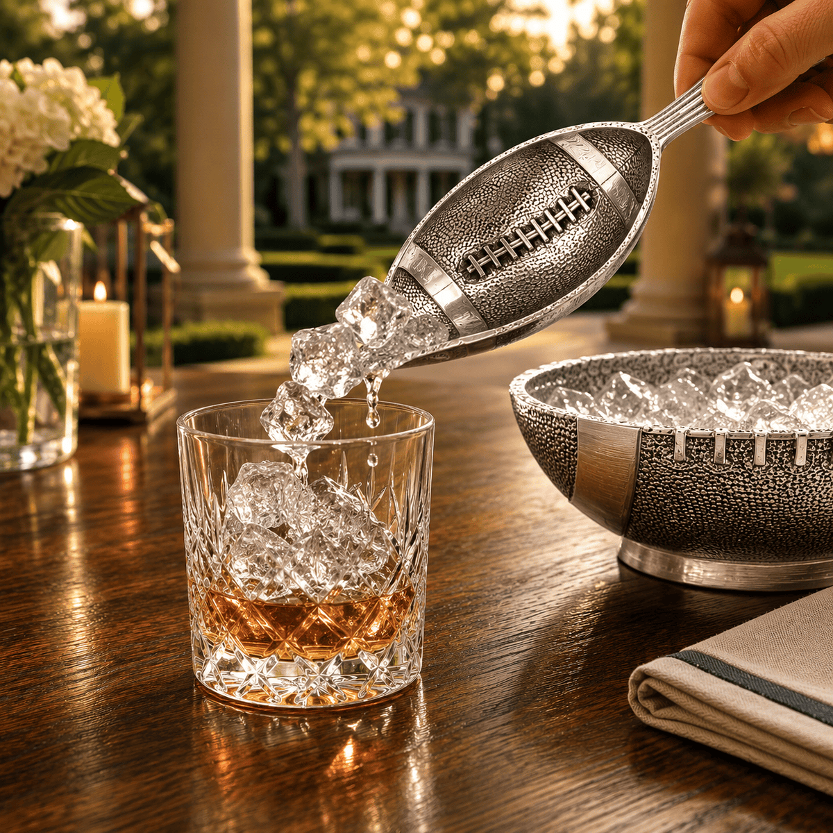 Arthur Court Football Football Ice Scoop