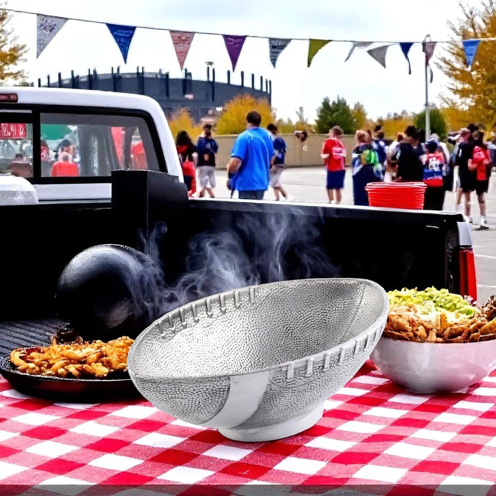 Arthur Court Football Football Ice Tub / Party Bowl
