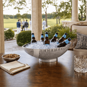 Arthur Court Football Football Ice Tub / Party Bowl