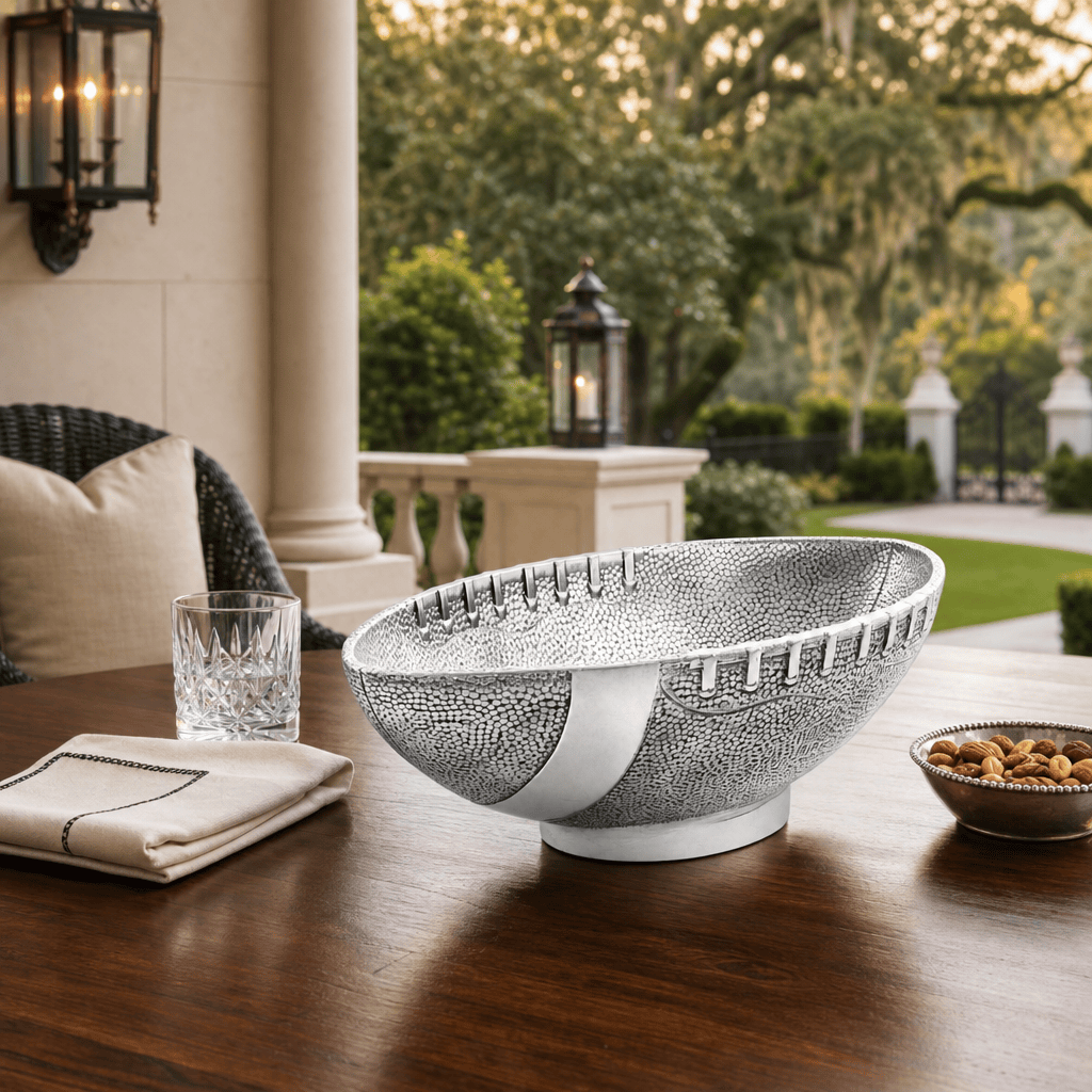 Arthur Court Football Football Ice Tub / Party Bowl
