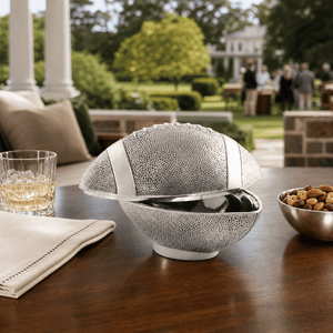 Arthur Court Football Football Lidded Box Catchall