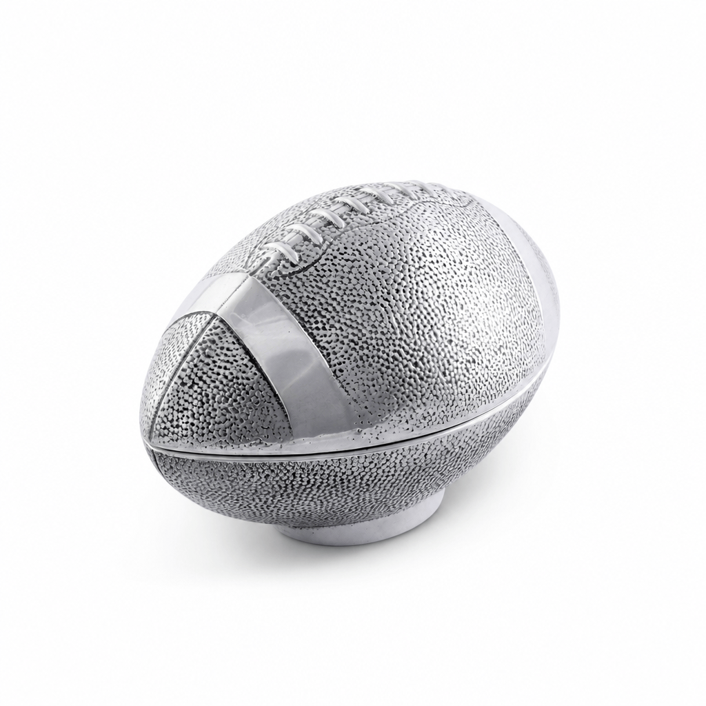 Arthur Court Football Football Lidded Box Catchall