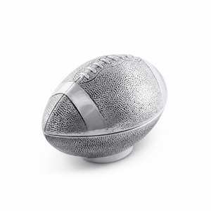 Arthur Court Football Football Lidded Box Catchall