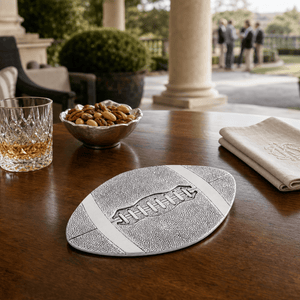 Arthur Court Football Football Metal Trivet