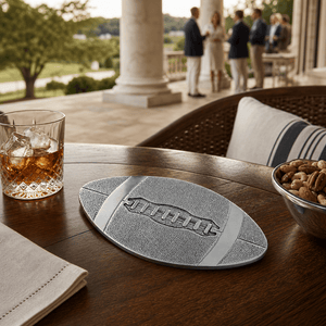 Arthur Court Football Football Metal Trivet