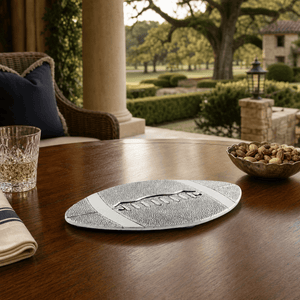 Arthur Court Football Football Metal Trivet
