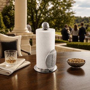 Arthur Court Football Football Paper Towel Holder