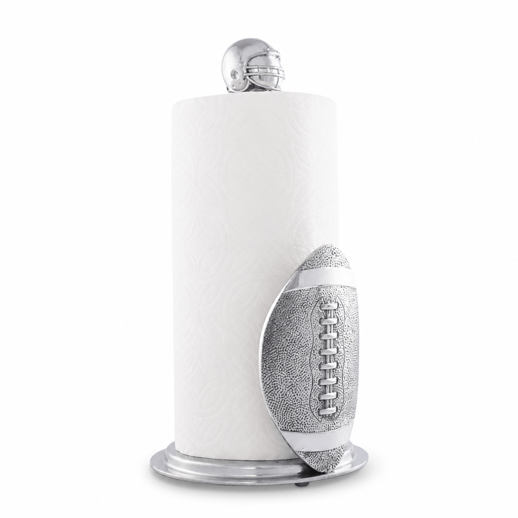 Arthur Court Football Football Paper Towel Holder