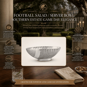 Arthur Court Football Football Salad / Server Bowl