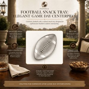 Arthur Court Football Football Snack Tray