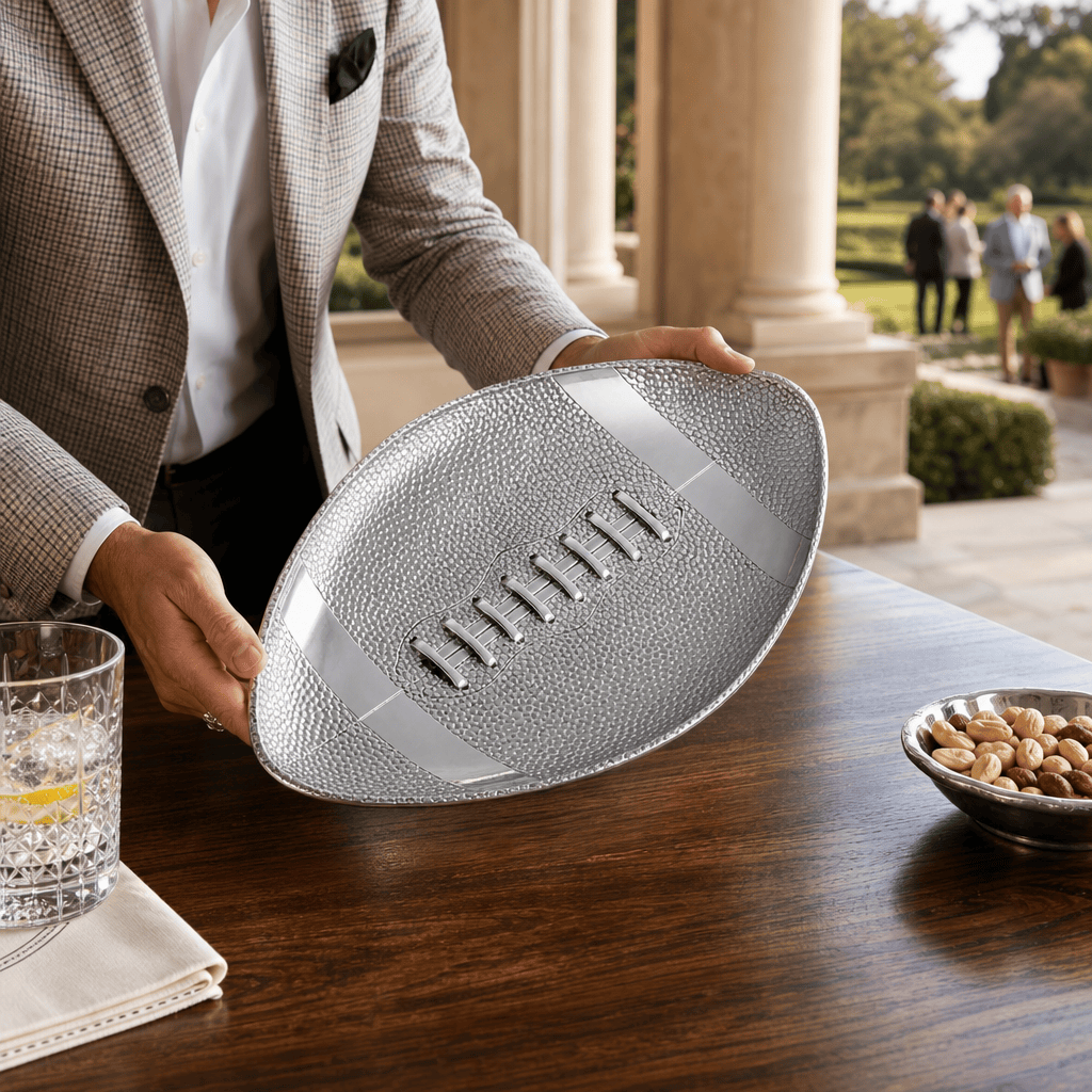 Arthur Court Football Football Snack Tray