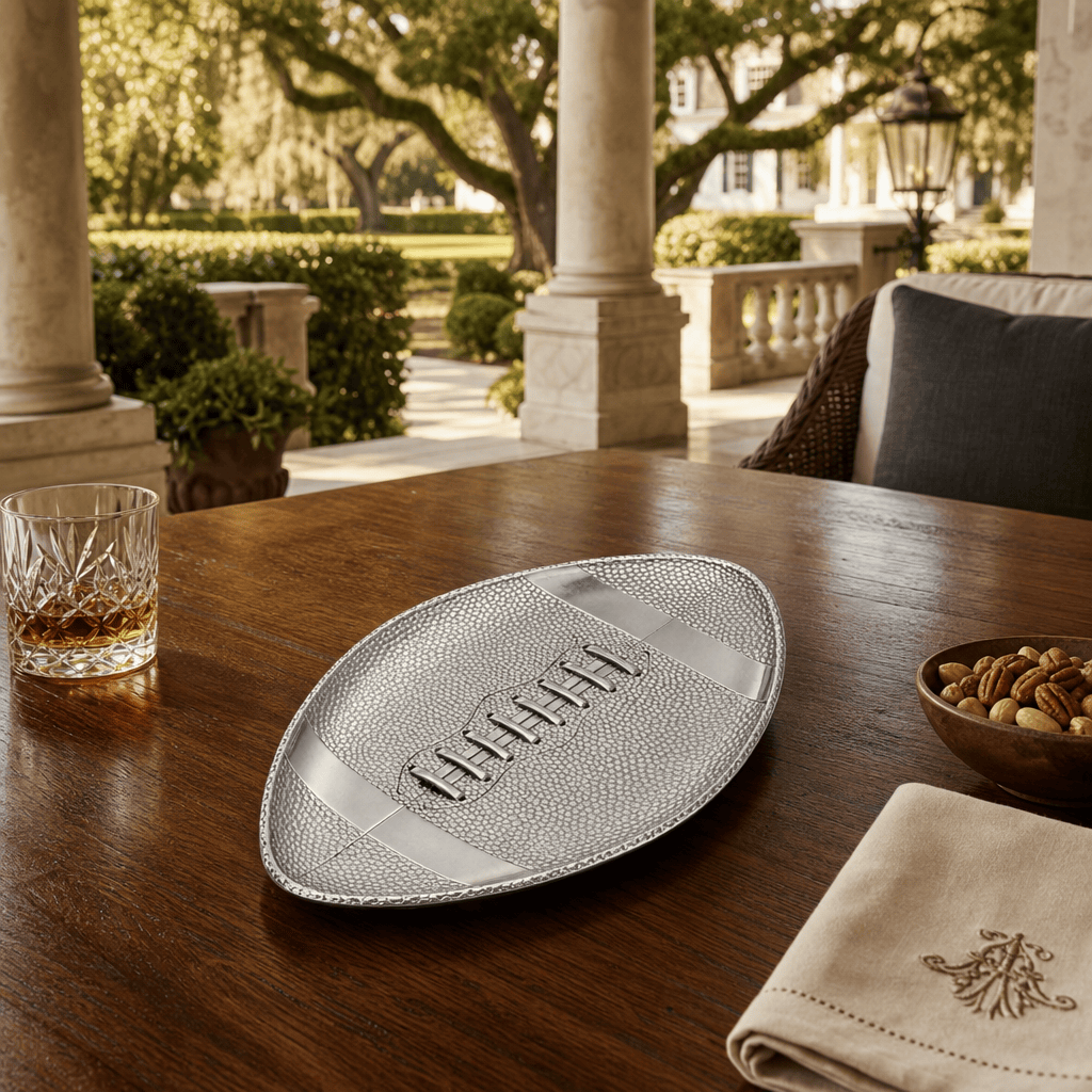 Arthur Court Football Football Snack Tray