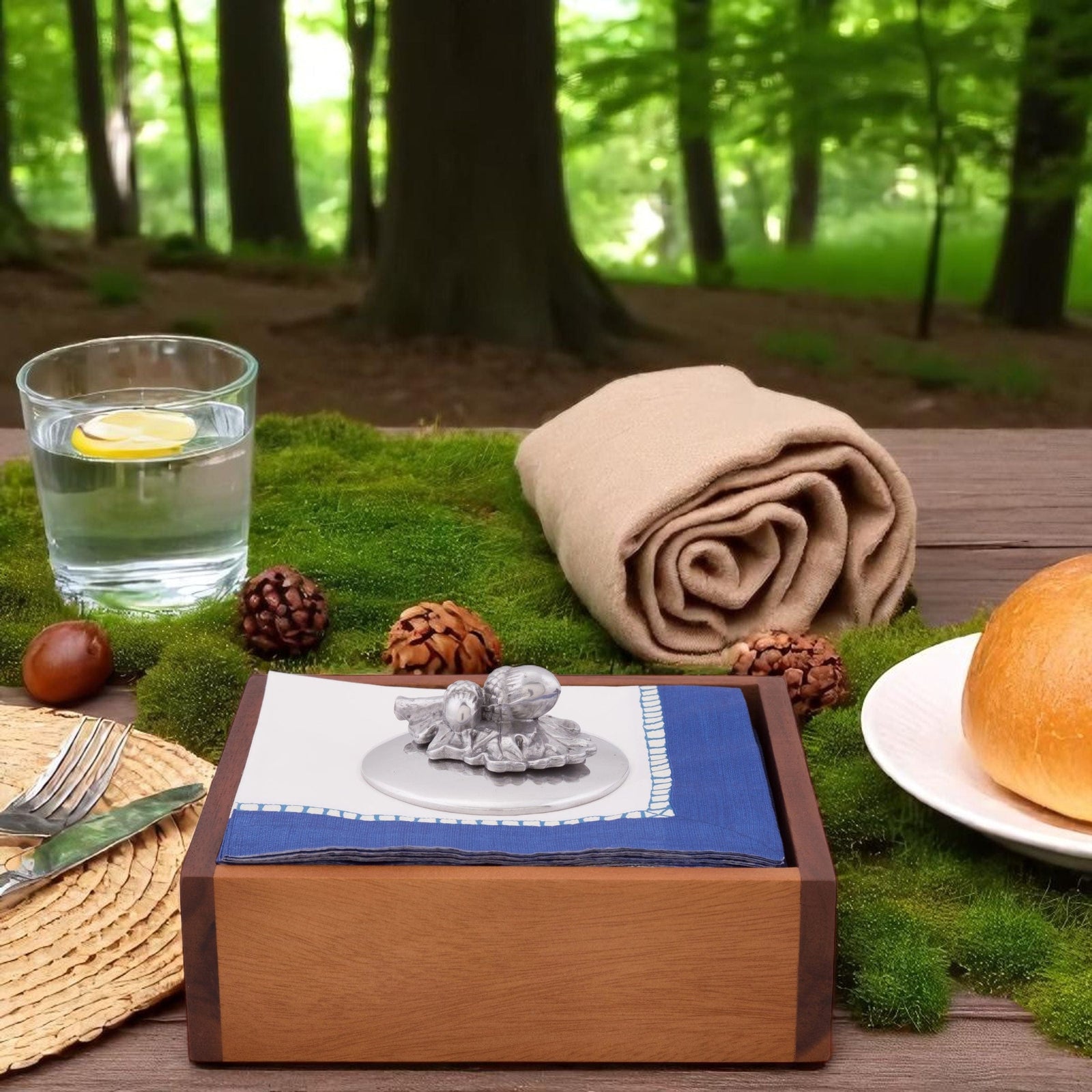 Arthur Court Forest Acorn Oak Leaf Napkin Weight