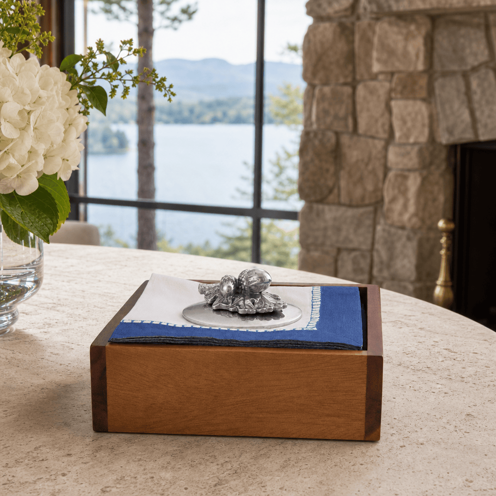 Arthur Court Forest Acorn Oak Leaf Napkin Weight
