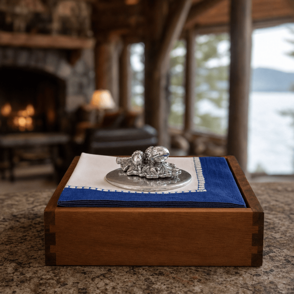 Arthur Court Forest Acorn Oak Leaf Napkin Weight