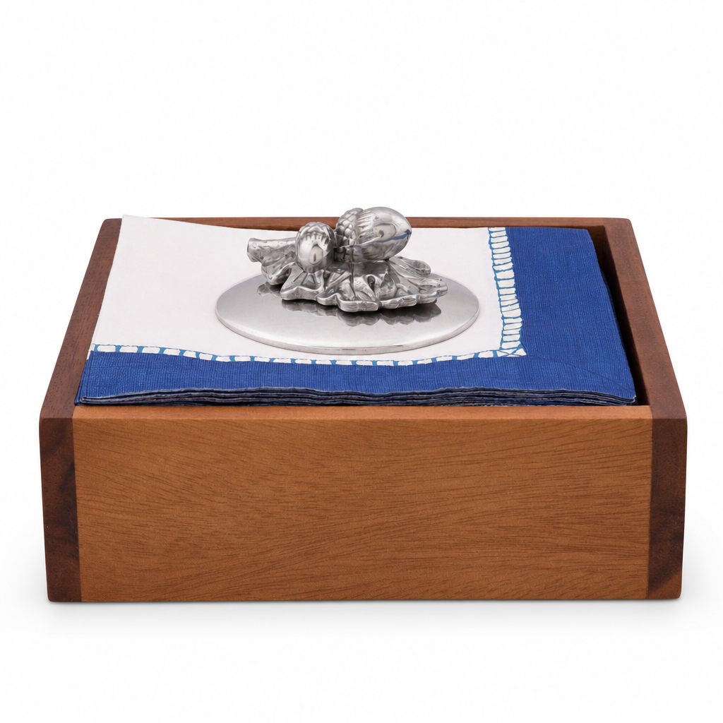 Arthur Court Forest Acorn Oak Leaf Napkin Weight