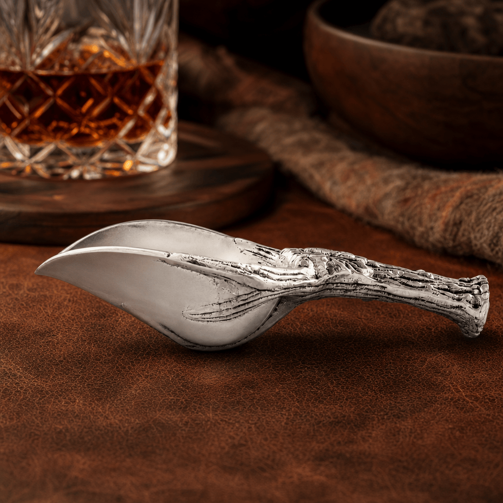 Arthur Court Forest Antler and Oak Leaf Ice Scoop