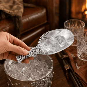 Arthur Court Forest Antler and Oak Leaf Ice Scoop