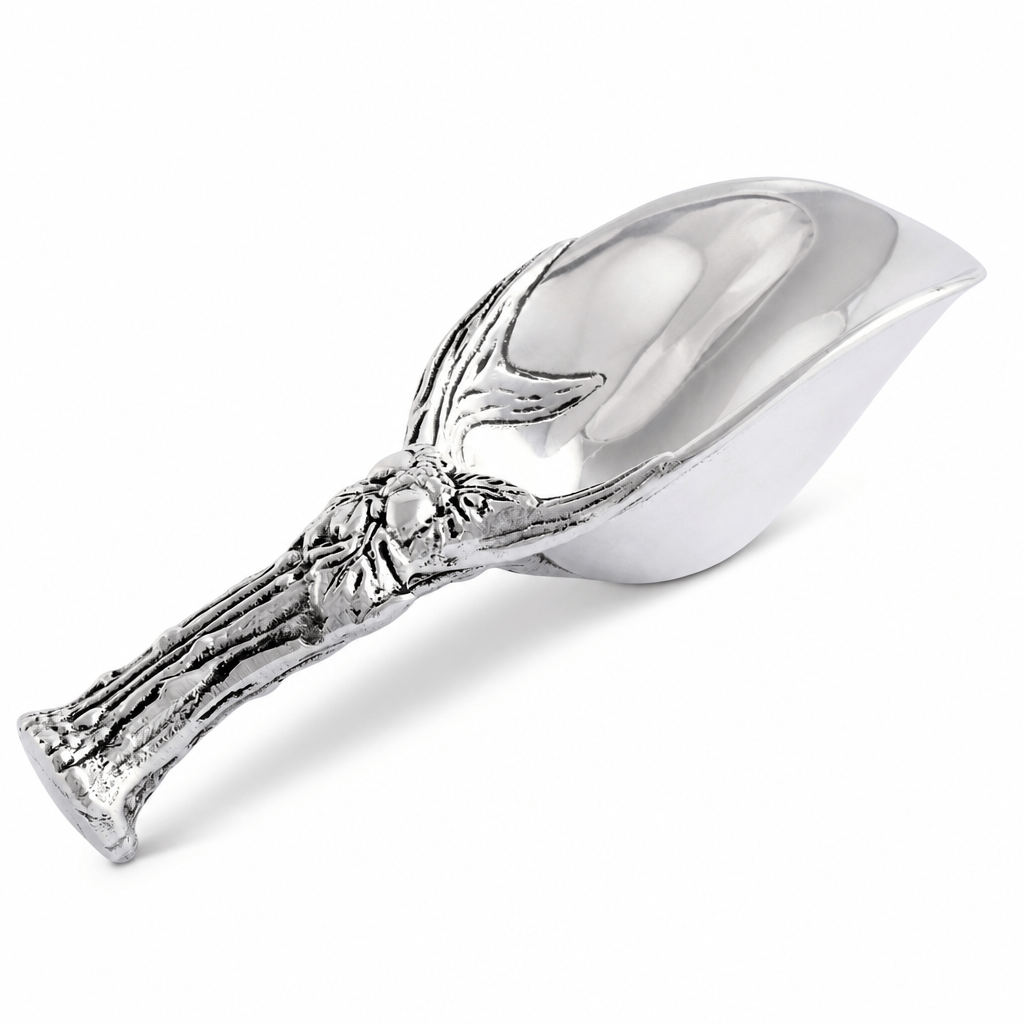 Arthur Court Forest Antler and Oak Leaf Ice Scoop