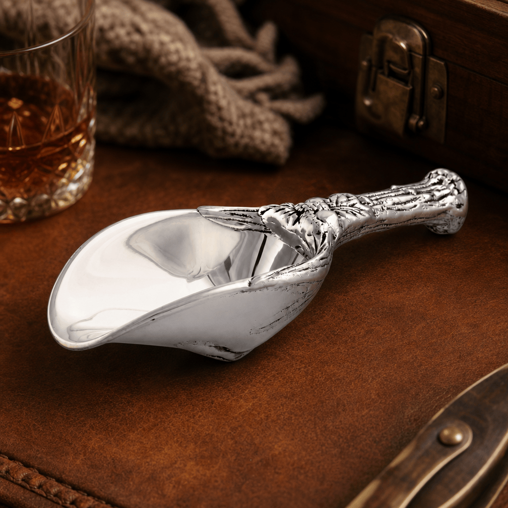 Arthur Court Forest Antler and Oak Leaf Ice Scoop