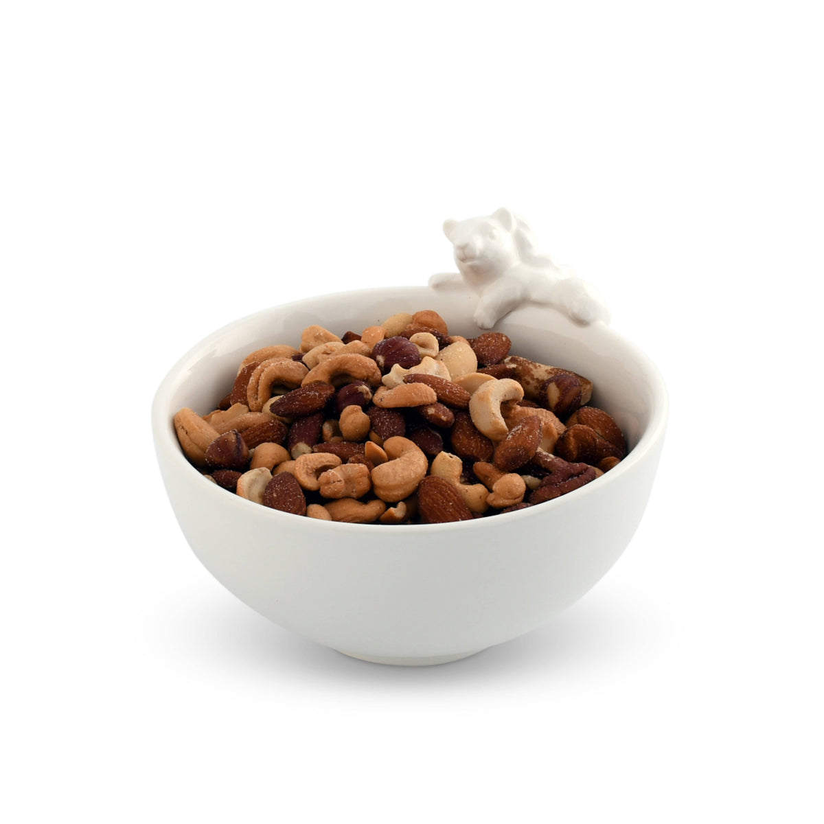 Arthur Court Forest Climbing Squirrel Stoneware Nut Bowl