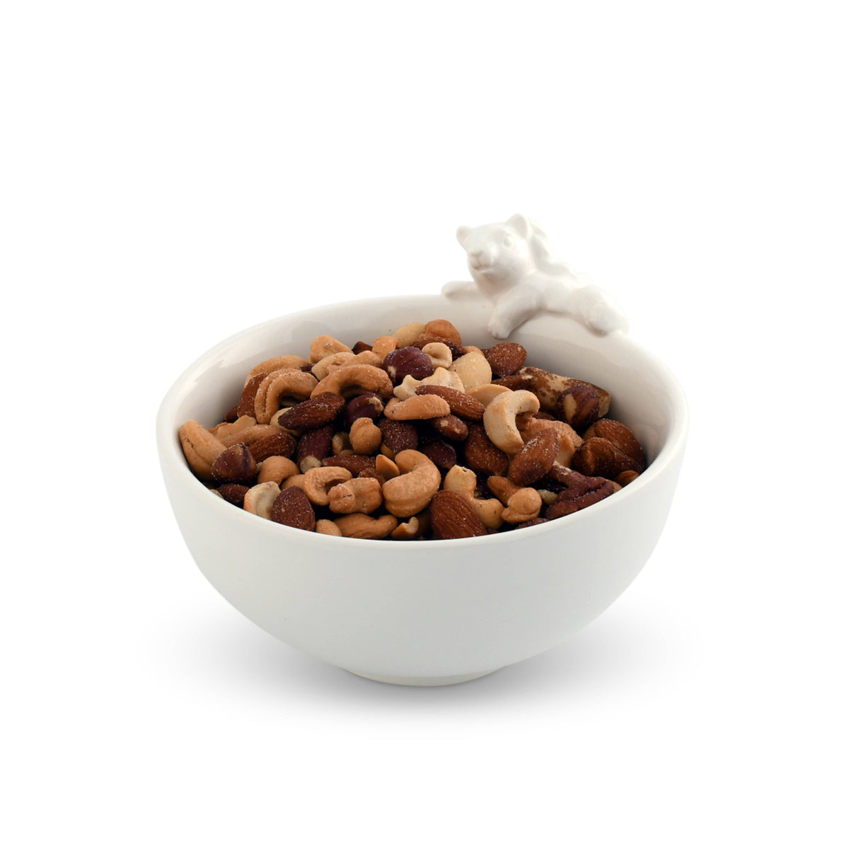 Arthur Court Forest Climbing Squirrel Stoneware Nut Bowl