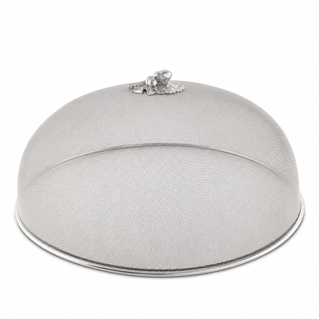 Arthur Court Forest Oak Leaf / Acorn Stainless Mesh Picnic Cover