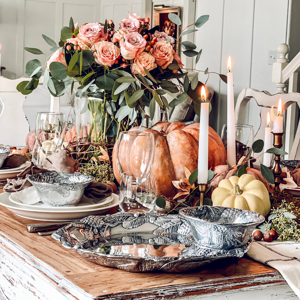 Arthur Court Forest Pine Cone Forest Chip and Dip Tray