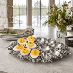 Arthur Court Forest Pine Cone Forest Deviled Egg Server